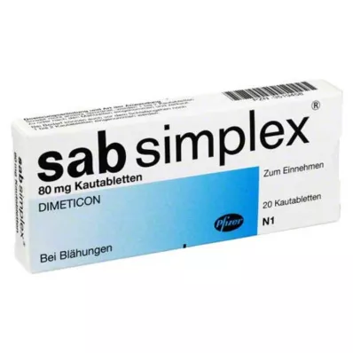 SAB compresse masticabili simplex, 20 pz SAB compresse masticabili simplex, 20 pz