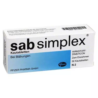 SAB compresse masticabili simplex, 50 pz SAB compresse masticabili simplex, 50 pz