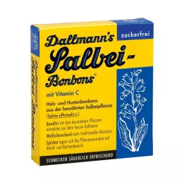 DALLMANNS Sage Bonbons senza zucchero, 20 pz