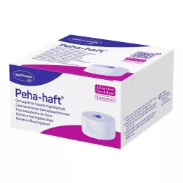 PEHA-HAFT Benda di fissaggio senza lattice 2,5 cm x 4 m, 8 pezzi