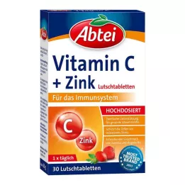 ABTEI Pastiglie di vitamina C e zinco, 30 pz