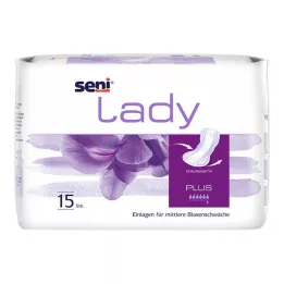 SENI Assorbente per incontinenza femminile plus, 15 pezzi