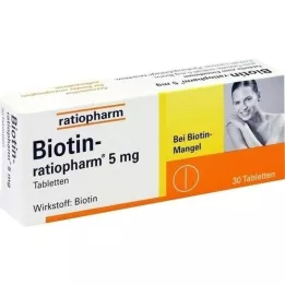 BIOTIN-RATIOPHARM compresse da 5 mg, 30 pz