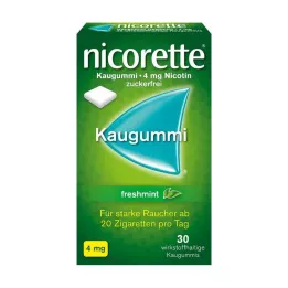 NICORETTE Gomma da masticare alla menta fresca da 4 mg, 30 pz