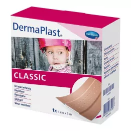 DERMAPLAST CLASSIC Cerotto per ferite 4 cmx5 m, 1 pz