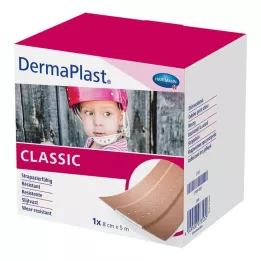 DERMAPLAST CLASSIC Cerotto per ferite 8 cmx5 m, 1 pz