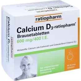 Calcio D3 ratiopharm Compresse effervescenti, 40 pz