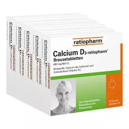 CALCIUM D3-ratiopharm compresse effervescenti, 100 pz