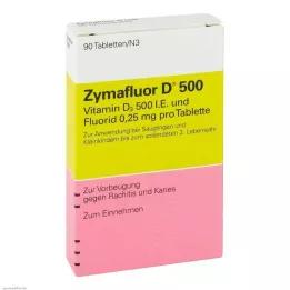 ZYMAFLUOR D 500 compresse, 90 pz