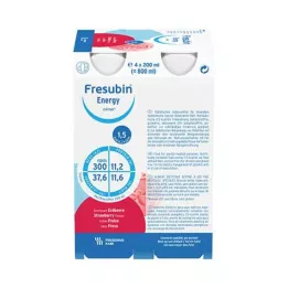 FRESUBIN ENERGY DRINK Borraccia Fragola 6X4X200 ml