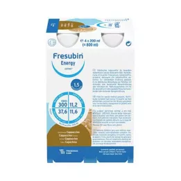 FRESUBIN ENERGY DRINK Borraccia per cappuccino, 4X200 ml