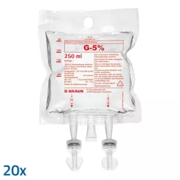 Glucosio 5% B.Braun Ecobag, 20x250 ml