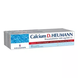 CALCIUM D3 Heumann compresse effervescenti 600 mg/400 I.E., 40 pz