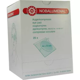 NOBALUMENAL Compressa oculare 54x70 mm sterile, 25 pz