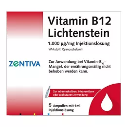 VITAMIN B12 1.000 μg Fiale di Lichtenstein, 5X1 ml