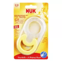 NUK Set di anelli di dentizione rinfrescanti, 2 pezzi