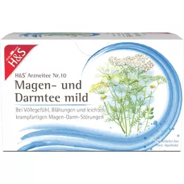 H&amp;S bustine filtro delicato per tè allo stomaco e allintestino, 20X2,0 g
