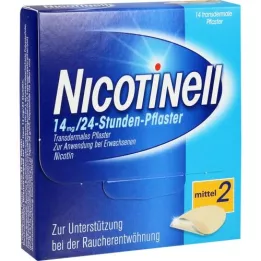 NICOTINELL 14 mg/24 ore su gesso 35mg, 14 pz