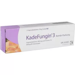 KADEFUNGIN 3 Kombip.20 G Crema+3 VaginalTable, 1 pz