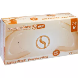Guanti da visita in vinile Sempercare Unsterilo Pudfrei M, 100 pz