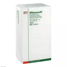 VLIWASOFT Compresse in tessuto non tessuto 10x20 cm non sterili 4l., 100 pz