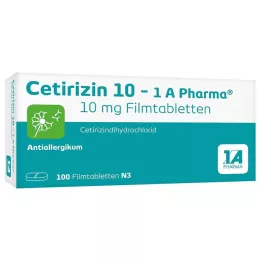 CETIRIZIN 10-1A Compresse rivestite con film Pharma, 100 pz