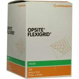 OPSITE Flexigrid Trans. Verbo ferita.6x7 cm sterile, 100 pz