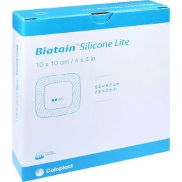 Medicazione in schiuma Biatain Silicone Lite 10x10 cm, 10 pz