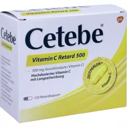 CETEBE Capsule ritardate di vitamina C 500 mg, 120 pz