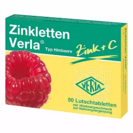 ZINKLETTEN Verla Pastiglie al lampone, 50 pz