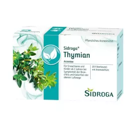 SIDROGA Bustine filtro per tè al timo, 20X1,6 g