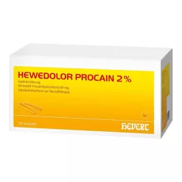 HEWEDOLOR Fiale di procaina 2%, 100 pz