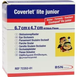 COVERLET Lite junior eye -ventole 47x67 mm, 40 pz