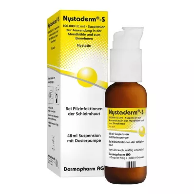 NYSTADERM S Pompa dosatrice per sospensioni, 48 ml