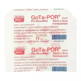GOTA-POR PU Pellicola per ferite 10x6 cm cerotto sterile, 1 pz