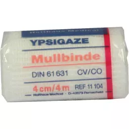 YPSIGAZE Benda di garza 4 cmx4 m, 1 pezzo