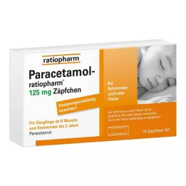 PARACETAMOL-ratiopharm 125 mg supposte, 10 pz