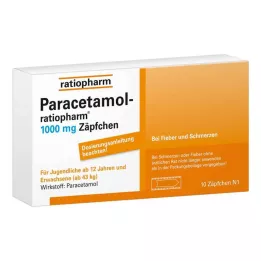 PARACETAMOL-ratiopharm 1.000 mg supposte, 10 pz