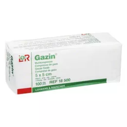 GAZIN Garza comp. 5x5 cm non sterile 8 interventi, 100 pz