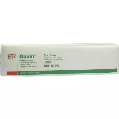 GAZIN Garza comp. 5x5 cm non sterile 16 operazioni, 100 pz