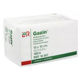 GAZIN Garza comp. 10x10 cm non sterile 12 interventi, 100 pz