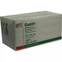 GAZIN Garza comp. 10x10 cm non sterile 16 operazioni, 100 pz