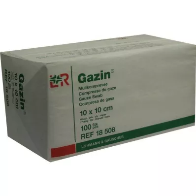 GAZIN Garza comp. 10x10 cm non sterile 16 operazioni, 100 pz GAZIN Garza comp. 10x10 cm non sterile 16 operazioni, 100 pz
