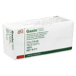 GAZIN Garza comp. 7,5x7,5 cm non sterile 12 pieghe RK, 100 pz