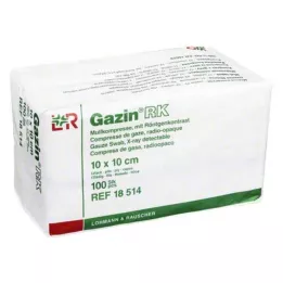 GAZIN Garza comp. 10x10 cm non sterile 12 pieghe RK, 100 pz