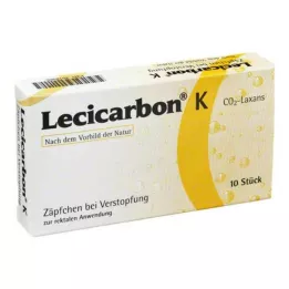 LECICARBON K CO2 Laxans Supposte per bambini, 10 pz
