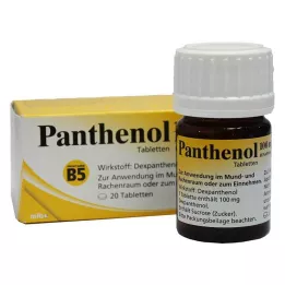 PANTHENOL Compresse Jenapharm da 100 mg, 20 pz