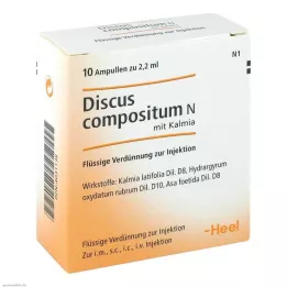 DISCUS compositum N con fiale di Kalmia, 10 pz