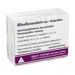 RHODIZONSÄURE cp.Ampolle Soluzione iniettabile, 10X2 ml