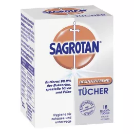 SAGROTAN Salviette disinfettanti, 18 pz